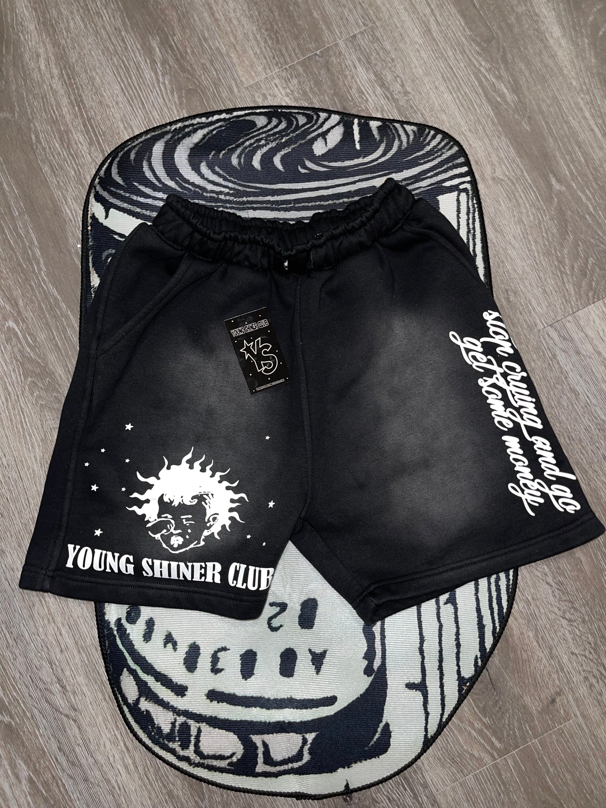 YSC acid wash short - Young Shiner Club